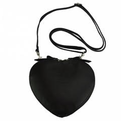 Cuore Black Shoulder Bag